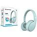 PARRIS04B cuffia e auricolare Con cavo e senza cavo A Padiglione Musica e Chiamate Bluetooth Azzurro - Foto miniatura 2