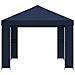 Gazebo 4 × 3 m Blu Poliestere e Acciaio 190 gsm - Foto miniatura 4