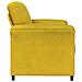 Divano 1 posto Giallo 88 x 83 x 95 cm Velluto - Foto miniatura 4