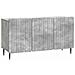 Mobile TV Grigio Cemento 99 x 34,5 x 52 cm Legno ingegnerizzato - Foto miniatura 1