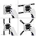 DS70-256BL1 Braccio per monitor gaming 24-57" - molla a gas - Topfix - 180°-stop - Foto miniatura 4