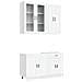 Unità Cucina PORTO 4 pcs Bianco Legno ingegnerizzato - Foto miniatura 1
