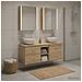 Set di mobili per il bagno 5 pcs Rovere Sonoma - Foto miniatura 2