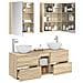 Set di mobili per il bagno 5 pcs Rovere Sonoma - Foto miniatura 3