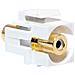 Connettore Rca Femmina / Femmina Per Inserimento In Pannelli Keystone Colore Bianco - Foto miniatura 3