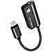 Adattatore Audio E Carica Porta Lightning Jack 3.5mm Nero - Foto miniatura 1