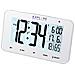 Explorescientific Rdc1004 Orologio Digitale Radiocontrollato Sveglia Temperatura Bianco - Foto miniatura 1