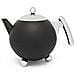 Bella Ronde Teiera singola 1200 ml Nero, Cromo - Foto miniatura 1
