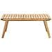 Tavolino da Caffè per Giardino 90x55x35 cm Massello di Acacia - Foto miniatura 2
