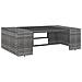 Set Divani Da Giardino 6 Pz In Polyrattan Grigio - Foto miniatura 4