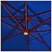 Ombrellone a Sbalzo con Palo in Legno 400x300 cm Blu - Foto miniatura 7