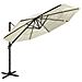 Ombrellone a 4 Livelli con Palo in Alluminio Sabbia 3x3 m - Foto miniatura 1