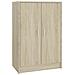 Scarpiera Rovere Sonoma 60x35x92 cm in Truciolato - Foto miniatura 1