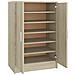 Scarpiera Rovere Sonoma 60x35x92 cm in Truciolato - Foto miniatura 6