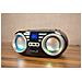 Cl-800 Lettore Cd Con Luci Da Discoteca A Led Argento Nero - Foto miniatura 2