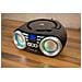 Cl-800 Lettore Cd Con Luci Da Discoteca A Led Argento Nero - Foto miniatura 3