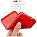 Custodia Compatibile Con Samsung Galaxy J1 2016 In Rosso - Coperchio Protettivo In Silicone Tpu Flessibile Con Design Spazzolato - Foto miniatura 5