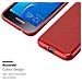 Custodia Compatibile Con Samsung Galaxy J1 2016 In Rosso - Coperchio Protettivo In Silicone Tpu Flessibile Con Design Spazzolato - Foto miniatura 7