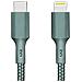 Cavo Riciclabile Da Usb-c A Lightning 2m Potenza 3a - Verde - Foto miniatura 2
