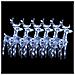 Renne Di Natale 6 Pz Bianco Freddo 240 Led In Acrilico - Foto miniatura 2