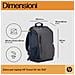 Zaino per laptop da 15,6" Travel 18 litri Iron Grey - Foto miniatura 2