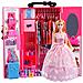 Armadio Per Bambole Set Guardaroba Per Vestiti Per Bambole (adatto Anche Per Bambole Barbie Da 115 Pollici), 51 Pezzi Di Accessori Per Bambole Inclusi Bambole Alla Moda, Vestiti, Scarpe, Borse, Grucce E Supporto - Foto miniatura 1