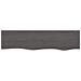 Ripiano Muro Marrone Scuro 80x20x2 cm Massello Rovere Trattato - Foto miniatura 2
