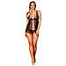 Set Di Lingerie Obsessive Firella Nero (2 Pcs) - Foto miniatura 3