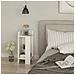 Tavolino Comodino Di Design Elos Bianco 25x25x60h Sinistro - Foto miniatura 1