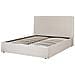 Letto Contenitore Tessuto Beige 160 X 200 Cm Vion - Foto miniatura 5