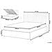 Letto Contenitore Tessuto Beige 160 X 200 Cm Vion - Foto miniatura 6