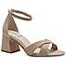 Taupe Elegant Part-open Sandals Sandali Tessile Scarpe Donna Beige Eu 37, 5-28302-42 341 - Foto miniatura 1