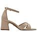 Taupe Elegant Part-open Sandals Sandali Tessile Scarpe Donna Beige Eu 37, 5-28302-42 341 - Foto miniatura 3
