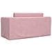 Divano Letto per Bambini a 2 Posti Rosa in Morbido Peluche - Foto miniatura 8