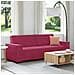 Divano a 3 Posti Rosso Vino 180 cm in Velluto - Foto miniatura 6