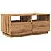 Tavolino Da Salotto Con Luci Led Rovere Artigianale 90x49x40 Cm - Foto miniatura 3