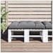 Cuscino Per Pallet Grigio 120x80x12 Cm In Tessuto - Foto miniatura 1