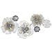 Decorazione In Metallo 3d Fiori 12 - Multicolore - Metallo - 119x8x60 Cm - Foto miniatura 1