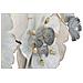 Decorazione In Metallo 3d Fiori 12 - Multicolore - Metallo - 119x8x60 Cm - Foto miniatura 2
