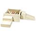 Foam Speelset Met Vierkant Zwembad 90x90x40 Fluweel Zacht Beige Met Ballen 400 Stuks (rose Goud, Lichtgoud, Parelmoer) - Foto miniatura 1