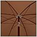 Ombrellone Da Giardino Con Palo In Acciaio 180 Cm Tortora - Foto miniatura 4