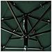 Ombrellone A 3 Livelli Con Palo In Alluminio Verde 2 M - Foto miniatura 5