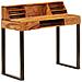 Lusso Casadino -  Scrivania 110x50x94 Cm Massello Di Acacia E Acciaio - Foto miniatura 2