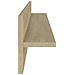 Lusso Casadino -  Mensole A Muro 2pz Rovere Sonoma 80x11,5x18cm Legno Multistrato - Foto miniatura 4