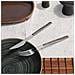Sushi Queen set 24 posate da tavola in acciaio lucido con manico wenge Made in Italy - Foto miniatura 2