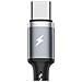 Cavo 3 In 1 Usb-a A Lightning Usb-c Micro Fython Pd 1.2m Ricarica Rapido, Argento - Foto miniatura 5
