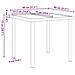 Set da Pranzo per Giardino con cuscino 5 pcs Beige Poly Rattan - Foto miniatura 8