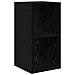 Mobile TV da Parete 2 pcs Rovere Nero 37 x 37 x 72 cm - Foto miniatura 5