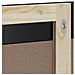 Specchio Bagno e Ripiano BERG Nero 60x12x70 cm Legno Massello - Foto miniatura 5