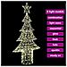 Albero di Natale con 240 LED Bianco caldo 180 cm Acrilico - Foto miniatura 7